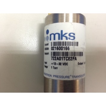 MKS 722A01TCE2FA 1 Torr Baratron Pressure Transducer